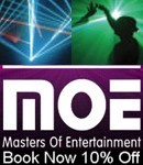 Masters Of Entertainment - Mention Indian Events for 10% off