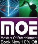 masters of entertainment - mention indian events for 10% off